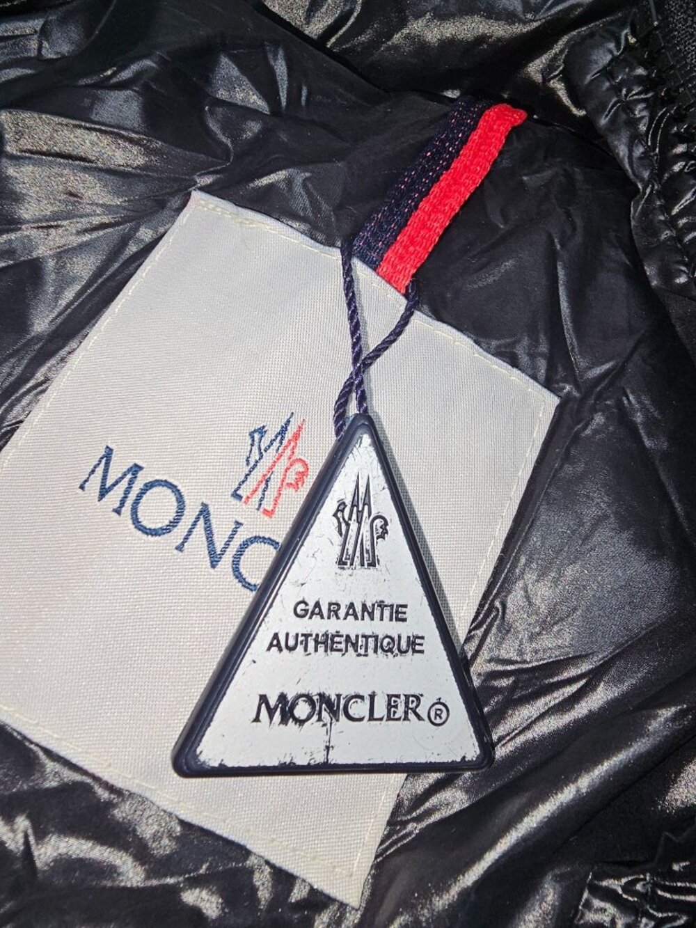 Moncler Women's Black Nylon Down Short Jacket Authentic Tag Size 1 Small 2978 - Picture 4 of 16
